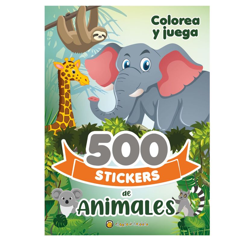 EDITORIAL GUADAL - Libro 500 Stickers De Animales Editorial Guadal