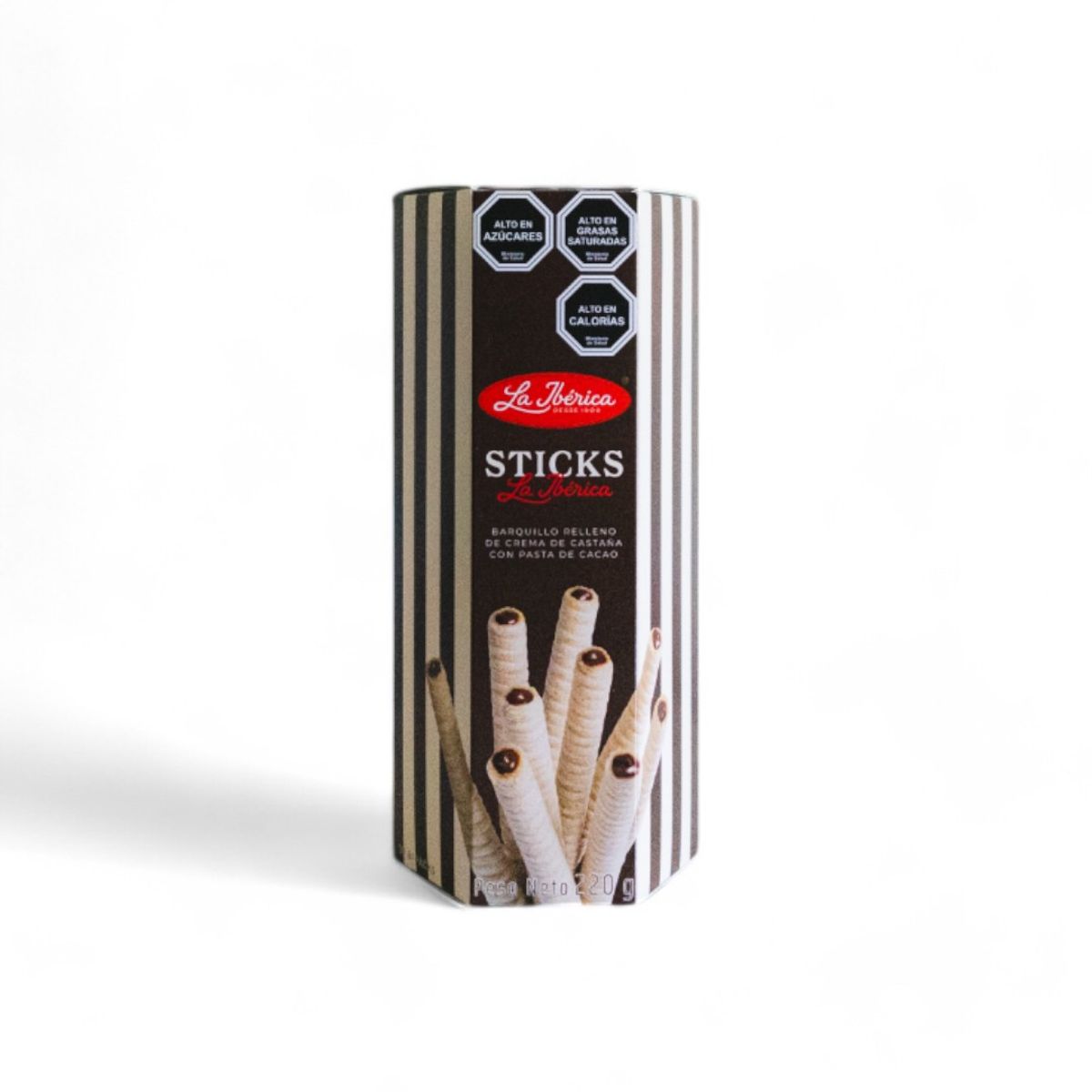 LA IBERICA - PACK X10 BARQUILLO CREMA DE CASTAÑA LA IBÉRICA