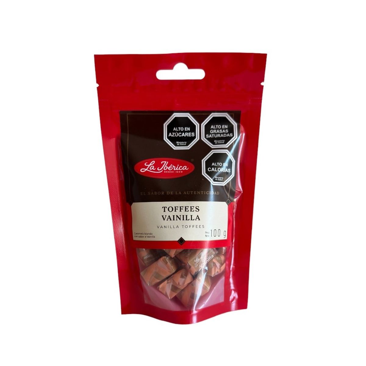 LA IBERICA - CARAMELOS TOFFEES VAINILLA 100G LA IBÉRICA