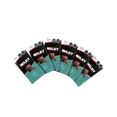 LA IBERICA - PACK X6 CHOCOLATE MILKY SAZUCAR PECANAS 100G LA IBÉRICA