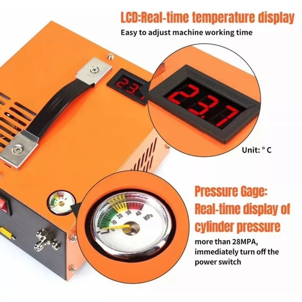 U BUY - Compresor De Aire Auto 12v 30mpa 4500