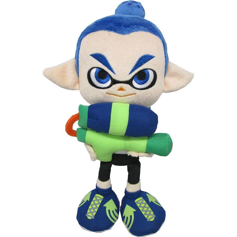 NINTENDO - Peluche Original Inkling Boy Blue 22cm Splatoon