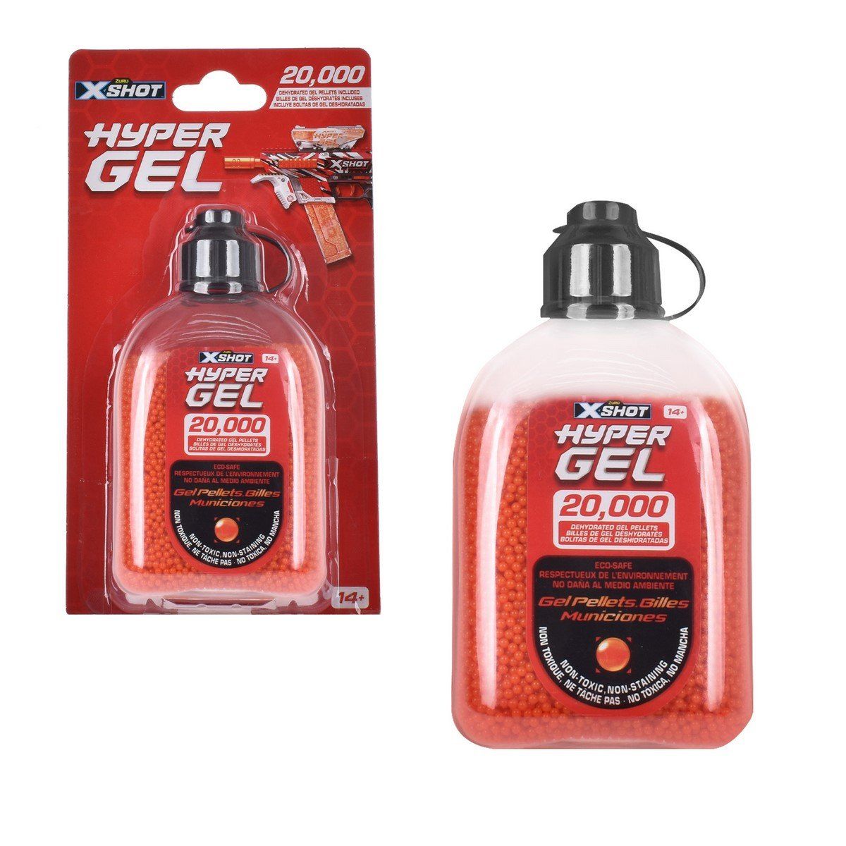 X-SHOT - Frasco repuesto X Shot 20000 bolitas de gel hidrogel