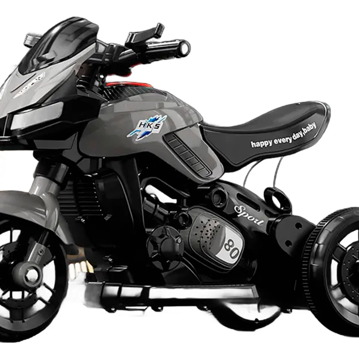 U BUY - Moto cochecito moto de juguete para niños gris