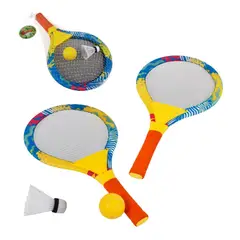 ANSALDO - PALETA DE PLAYA CON PELOTA Y PLUMA