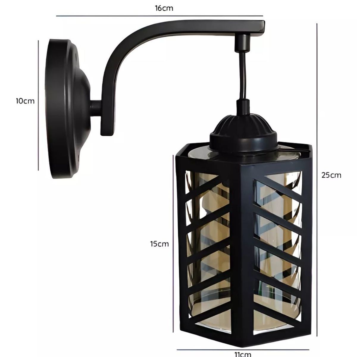 WANT - Pack X 2 Aplique Moderno Porta Ampolleta E27 Incluidas