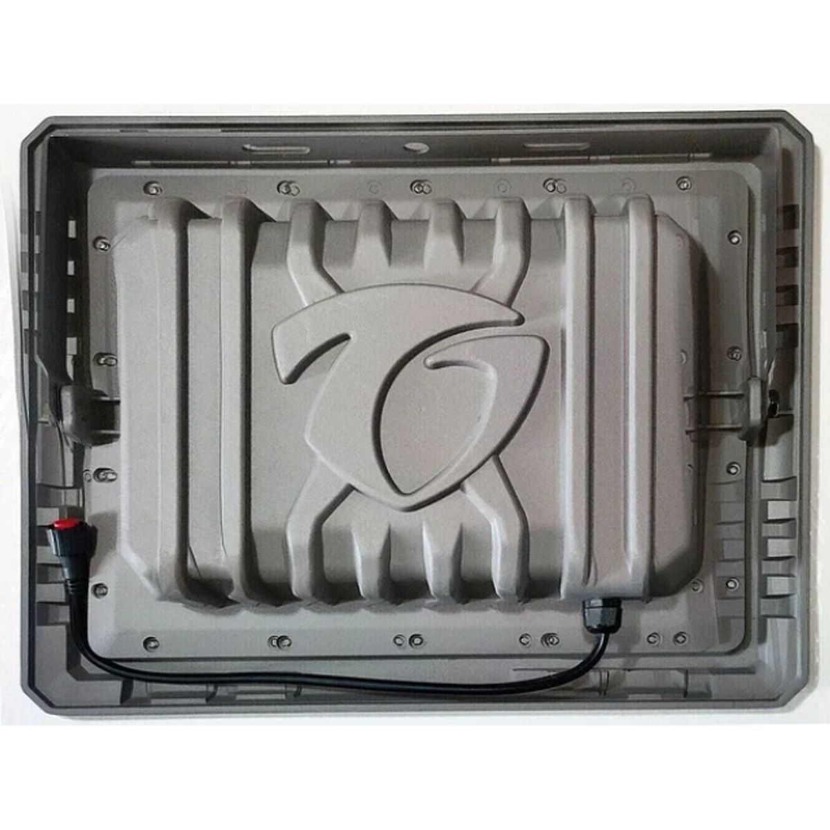 GENERICO - Foco Led Reflector Panel Solar + Control Remoto 200w Jortan Carcasa