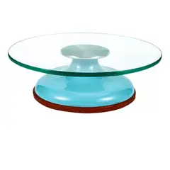 GENERICO - Base Giratoria Tortas Plato Giratorio Base Vidrio 30cm