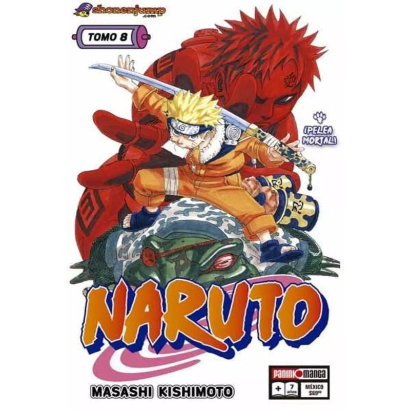 PANINI MÉXICO - NARUTO VOL08 - PANINI MEXICO