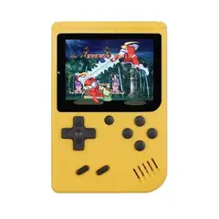 GENERICO - Consola Portatil Mini Retro Game Plus 400 Color Amarillo