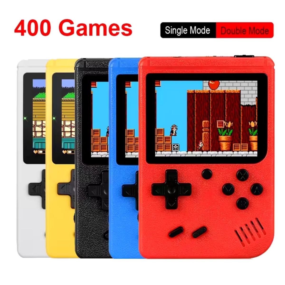 GENERICO - Consola Portatil Mini Retro Game Plus 400 Color Gris