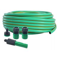 Manguera Jardin Flexible 1/2 Pulgada 20 Metros Con Acoples Dicas