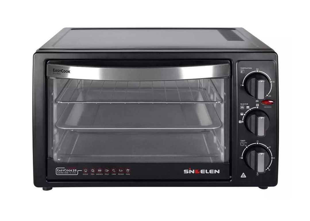 Horno Electrico He-255ng 25lts Color Negro