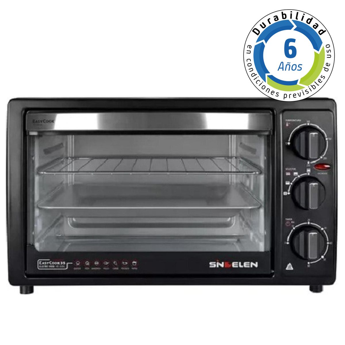 Horno Eléctrico 35 Litros Sindelen HE-350ng, marca SINDELEN - Foto Principal