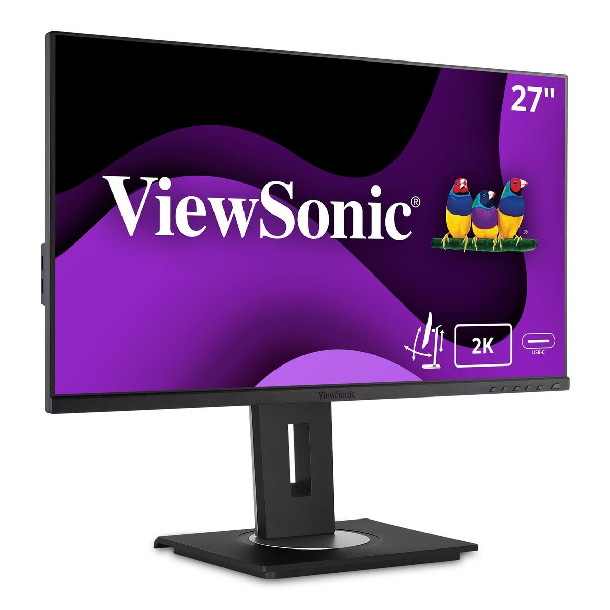 VIEWSONIC - Monitor ViewSonic VG2756A-2K 27 QHD con dock USB-C - HDMI - Negro