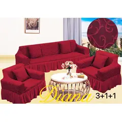 GENERICO - JUEGO DE FUNDAS DE SILLON TURCAS 3 C +1C+1C