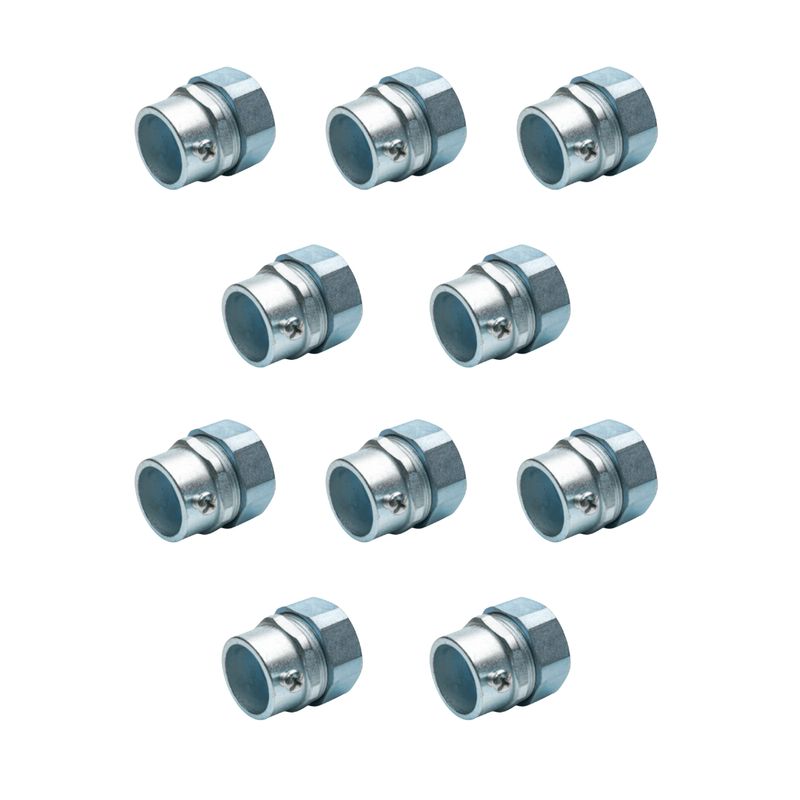 GENERICO - Conector recto P/flex 20mm - Pack de 10 unidades