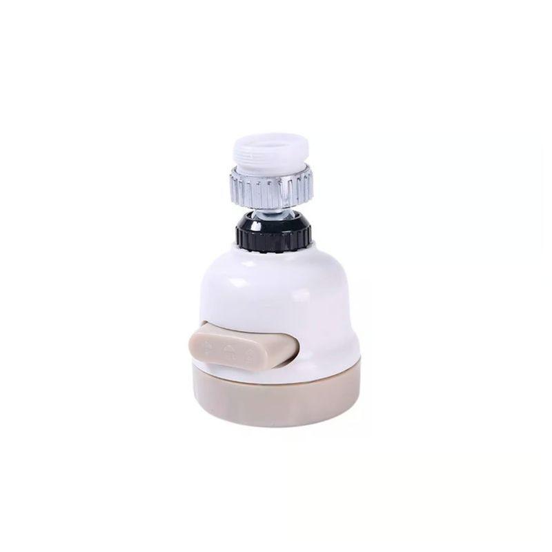 GENERICO - Grifo Ahorrador Giratorio Aireador Agua 360 Grados Acero