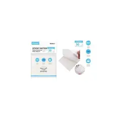 GENERICO - Notas Adhesivas Transparentes 76x76 Mm 50 Unidades