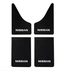 GENERICO - GUARDAFANGO PARA CAMIONETAS NISSAN LOGO BLANCO