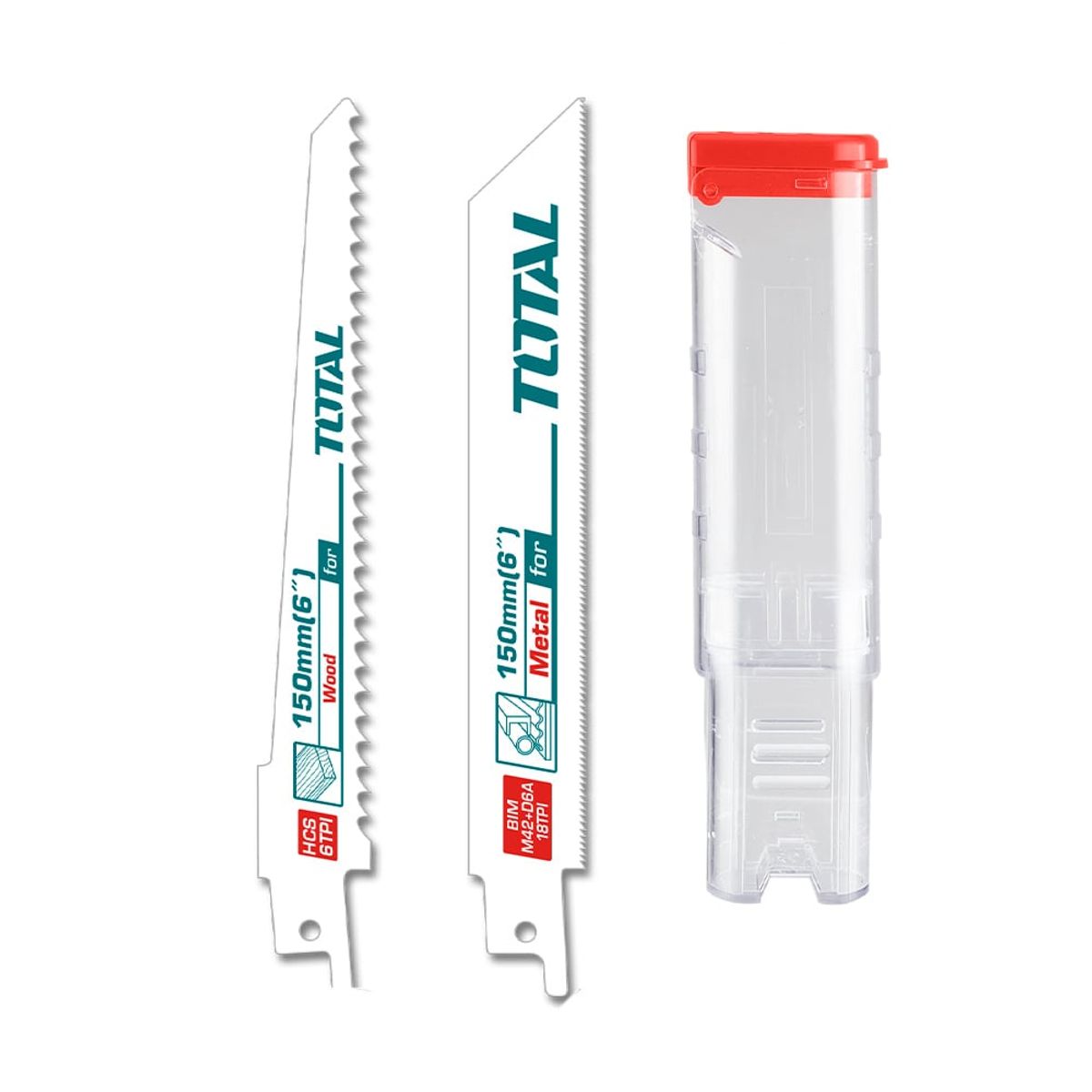 TOTAL TOOLS - Set Hojas de Sierra Sable 10 Piezas 150mm Super Total