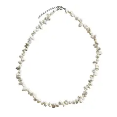 COGGIOLA - Collar Perla Biwa Plata Fina 925