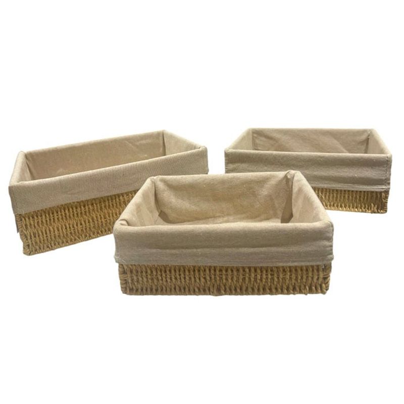 BRIC - Bandejas con Tela Interior Decorativas.