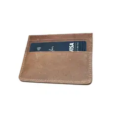 TOLVA - Porta tarjetas de cuero con 7 divisiones