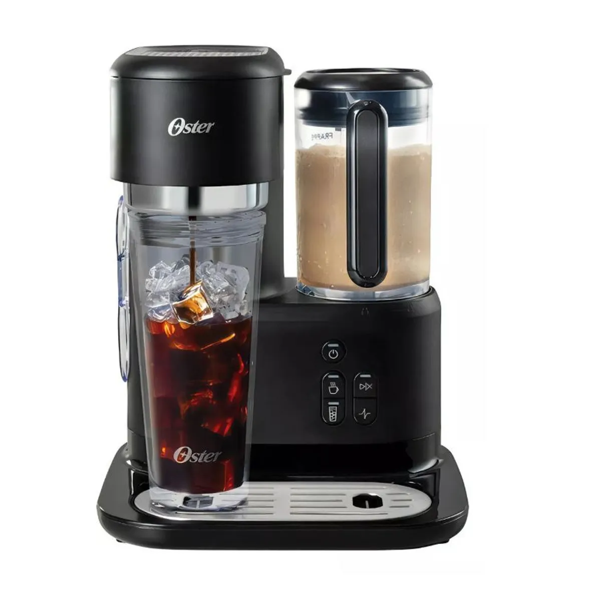 OSTER - Cafetera Frappé Oster® Con Licuadora Bvstdc03b Negro