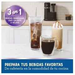 OSTER - Cafetera Frappé Oster® Con Licuadora Bvstdc03b Negro