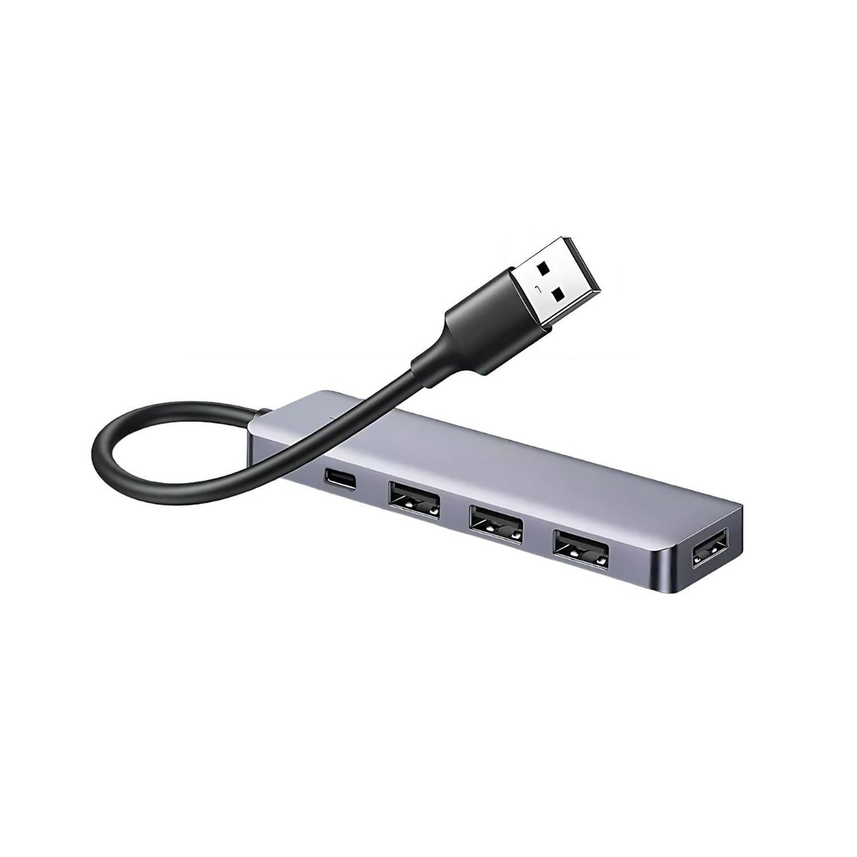 GENERICO - Multiplicador Puertos Adaptador Usb 30 Tipo C a HDTV 5 en 1.
