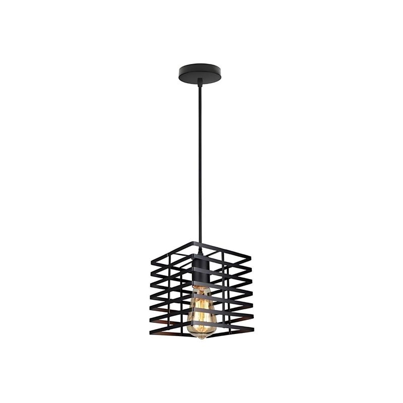 GENERICO - Lampara Colgante De Techo Living Rejilla Vintage Industrial