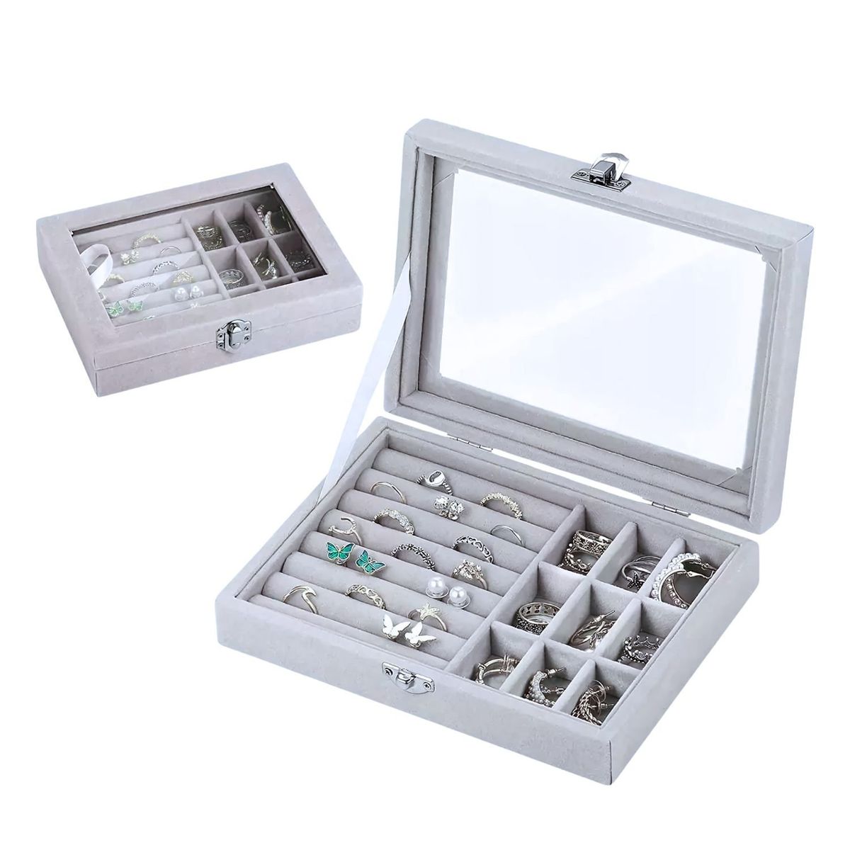 GENERICO - Joyero Exhibición Estuche Organizacion Alamacenamiento Joyas