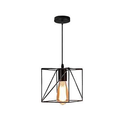 Imagen 2 del producto Lampara De Techo Colgante Industrial De Geometrica Cuadrada.