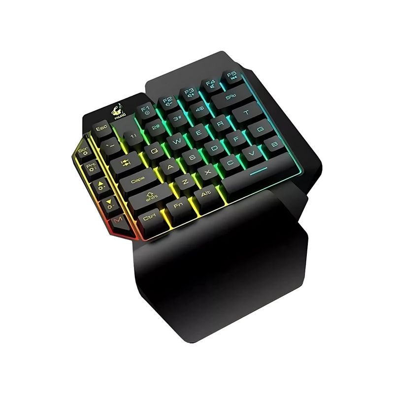 GENERICO - Teclado Game JK-K8 Mini Keyboard Rgb 35 Teclas Ergonomico