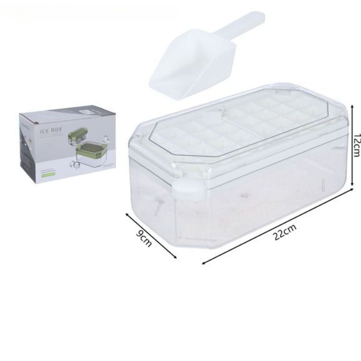 Contenedor De Hielo Bandejas Para Fabricar Cubitos De Hielo, marca GENERICO - Foto 2