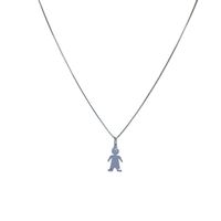 Collar Niño Liso Plata Fina 925