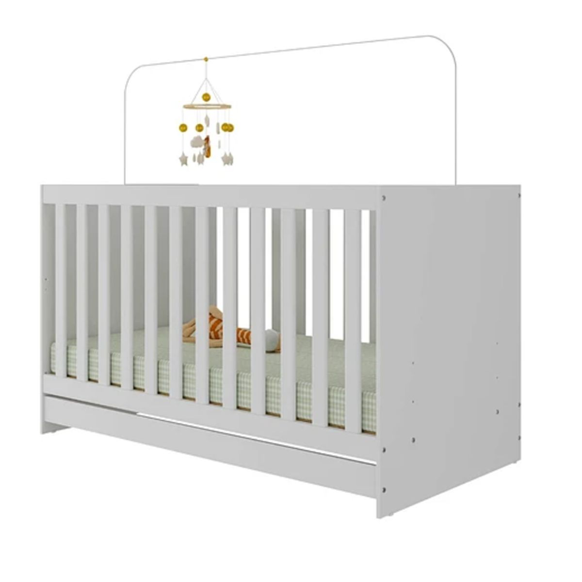 KIDSCOOL - Cuna New 3 Funciones Blanca