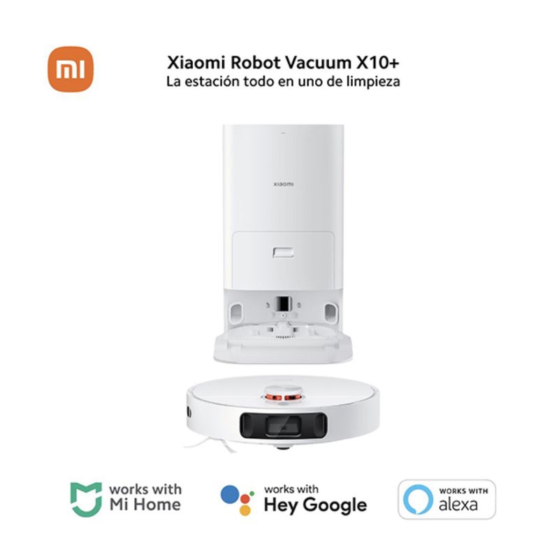 XIAOMI - Aspiradora Xiaomi Robot Vacuum X10+ Compatible con Google o Alexa