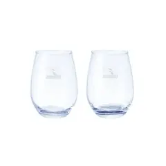 GLASSO - Set 2 Vasos Colo Colo Premium Bar Quincho Bbq