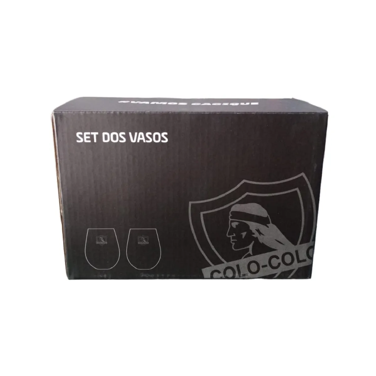GLASSO - Set 2 Vasos Glasso Colo Colo Premium Bar Quincho Bbq