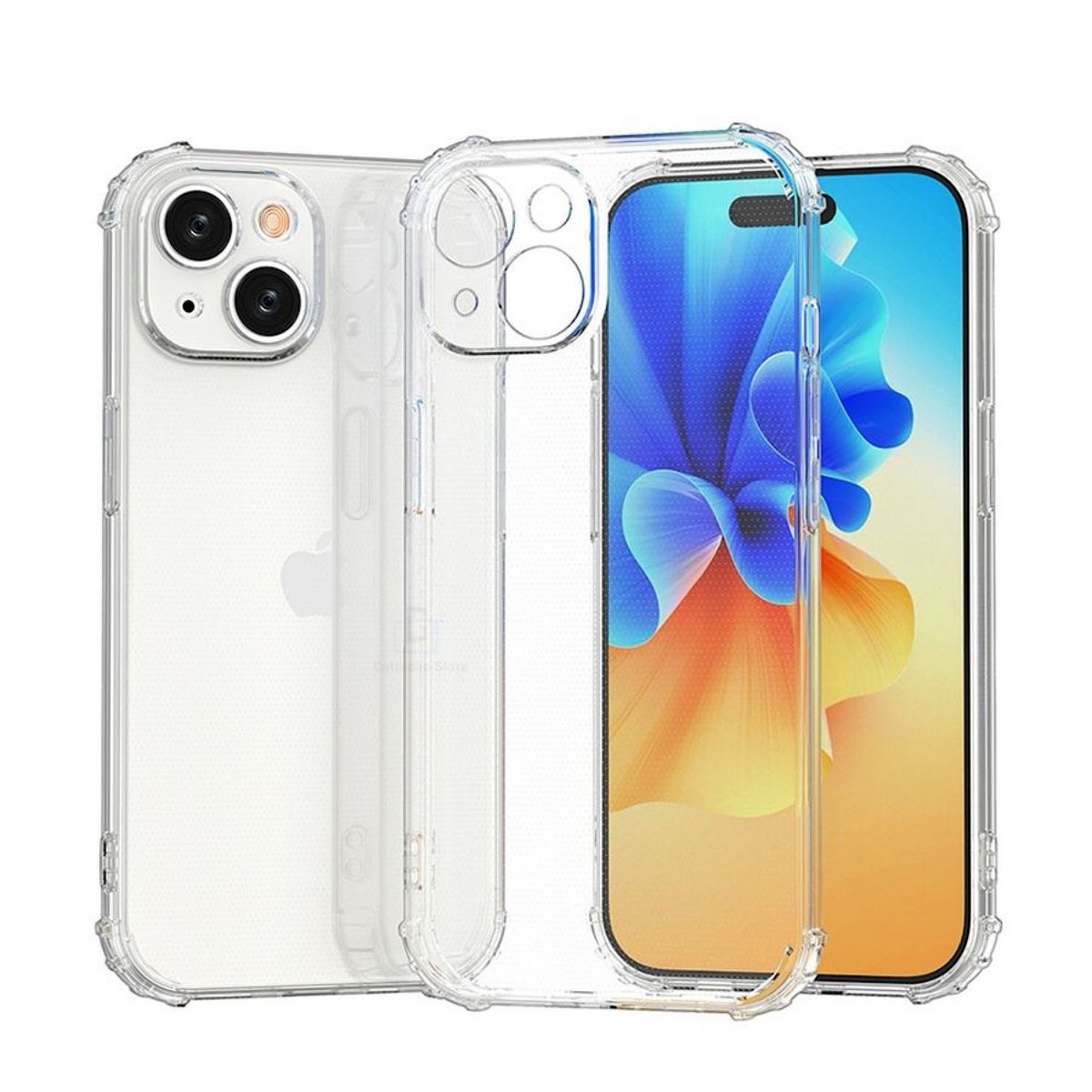 GENERICO - Carcasa Transparente Reforzada Para iPhone 15 Normal