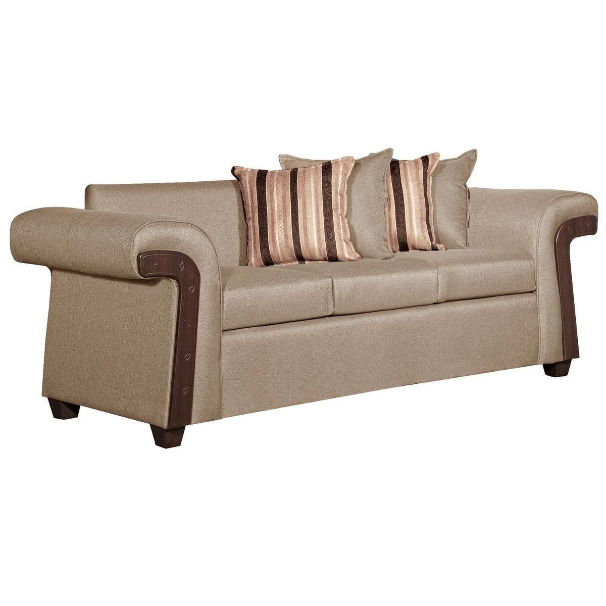 RUZAM MOBEL - SOFÁ 3 CUERPOS NAPOLES BEIGE