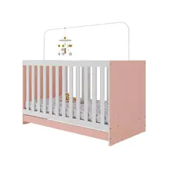 KIDSCOOL - Cuna New 3 Funciones Rosada