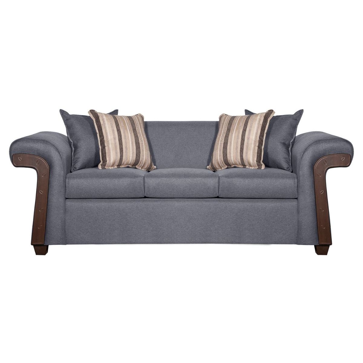 RUZAM MOBEL - SOFÁ 3 CUERPOS NAPOLES GRIS