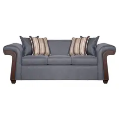 RUZAM MOBEL - SOFÁ 3 CUERPOS NAPOLES GRIS