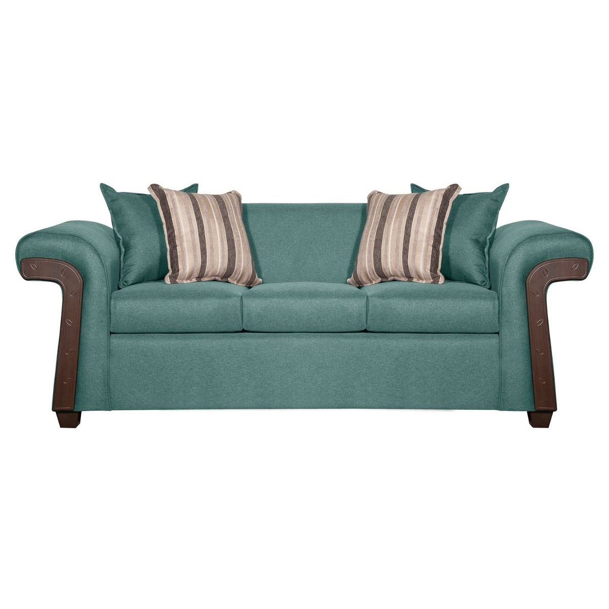 RUZAM MOBEL - SOFÁ 3 CUERPOS NAPOLES VERDE AGUA