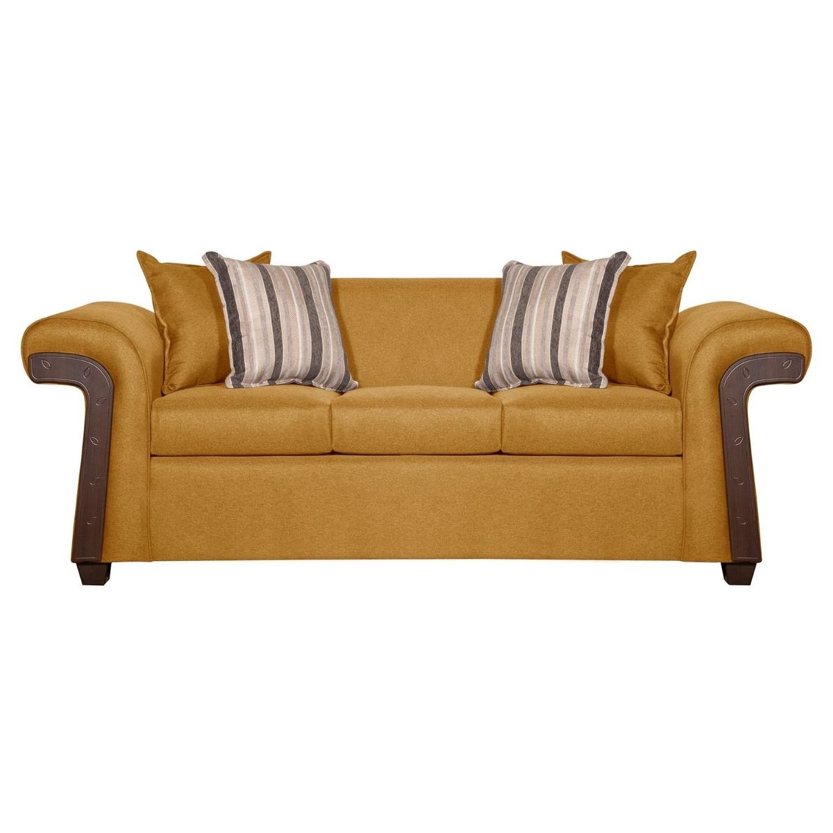 RUZAM MOBEL - SOFÁ 3 CUERPOS NAPOLES MOSTAZA