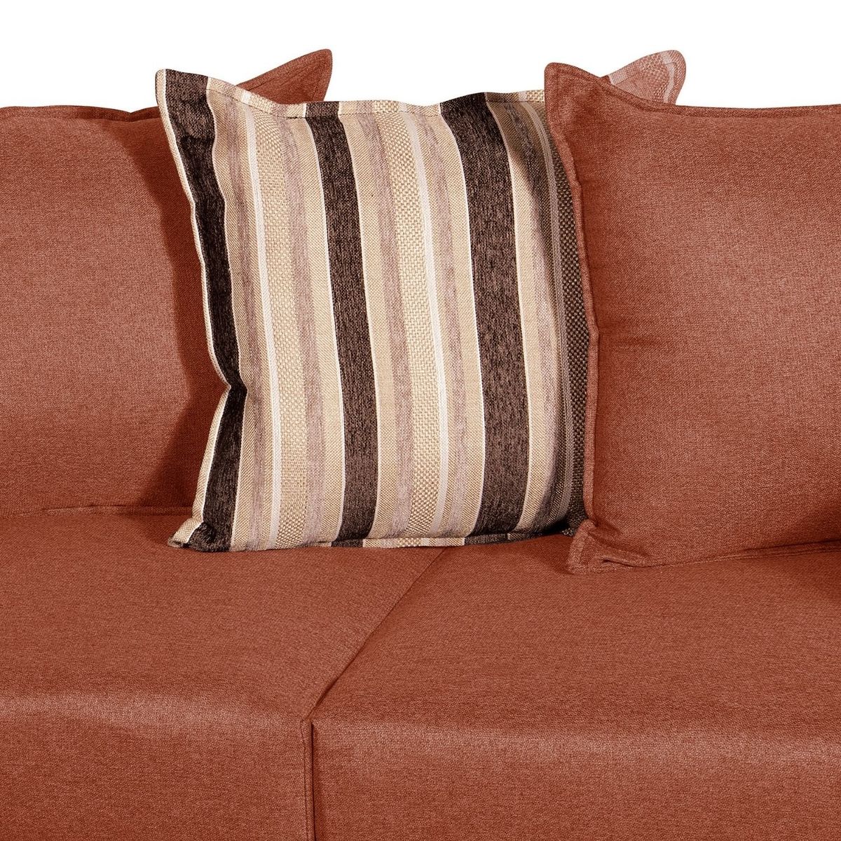 RUZAM MOBEL - SOFÁ 3 CUERPOS NAPOLES TERRACOTA