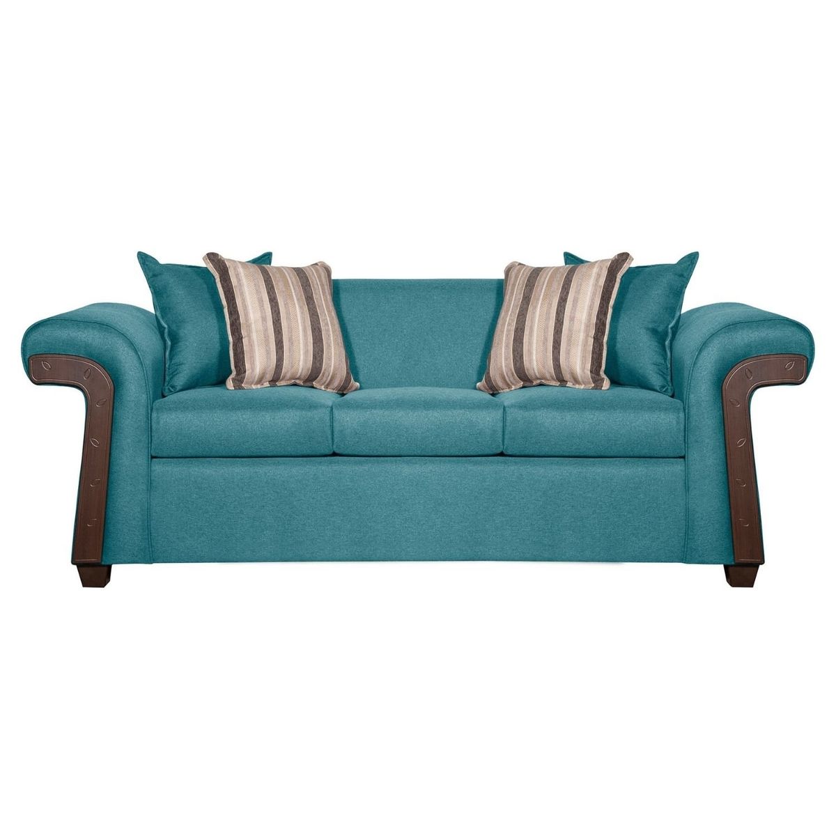 RUZAM MOBEL - SOFÁ 3 CUERPOS NAPOLES TURQUESA